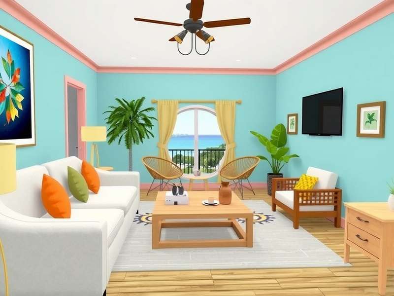 Indian Beach House Decor Game Screenshot